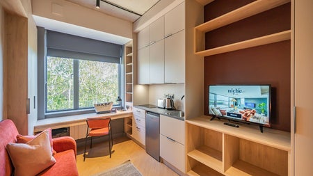 Living room with seating