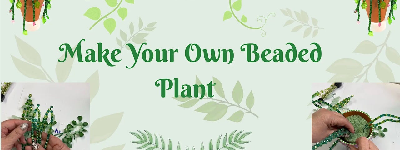 Make your own beaded plant