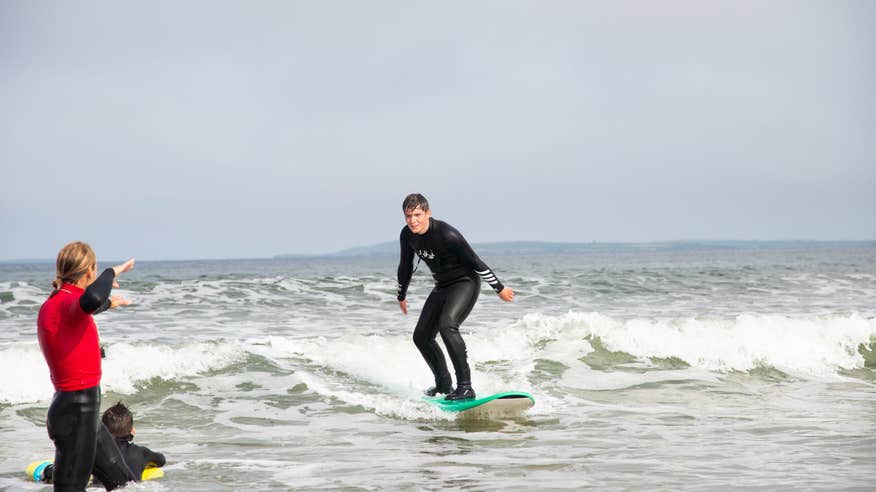 Sligo Surf Experience lessons on Strandhill Beach, Co Sligo