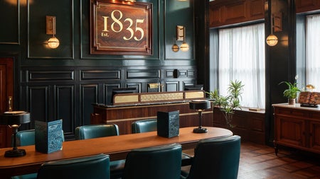 A private dining area at Hawksmoor Dublin