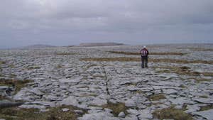 Image of walker on The Burren