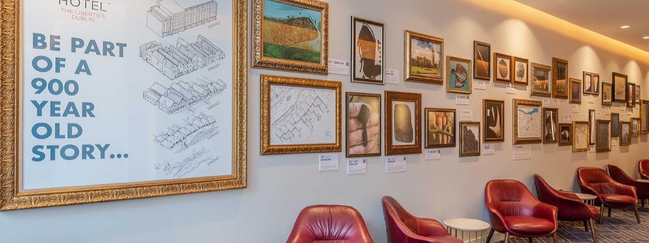 900 Year History Wall at Hyatt Centric