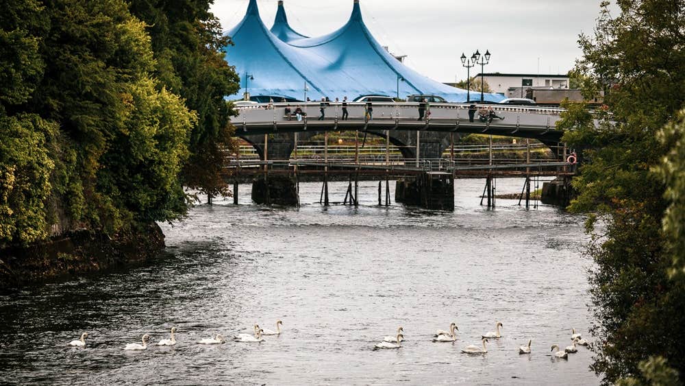 GIAF live music venue, the Heineken Big Top where acts including Mogwai, Amble, The Mary Wallopers, Picture This, Block Rockin Beats, Kingfishr, Sophie Ellis-Bextor with special guest Natasha Bedingfield among others are set to perform.