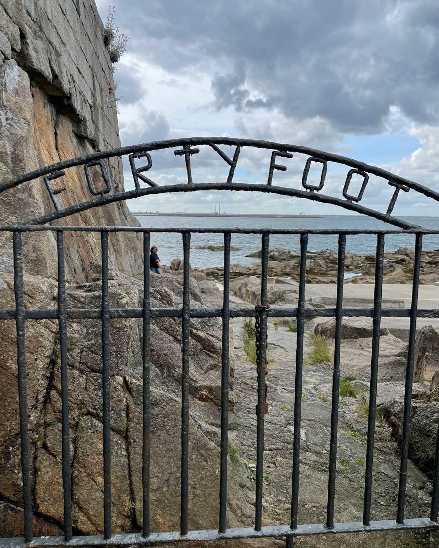 Gate to the Forty Foot in Dún Laoghaire, Co Dublin