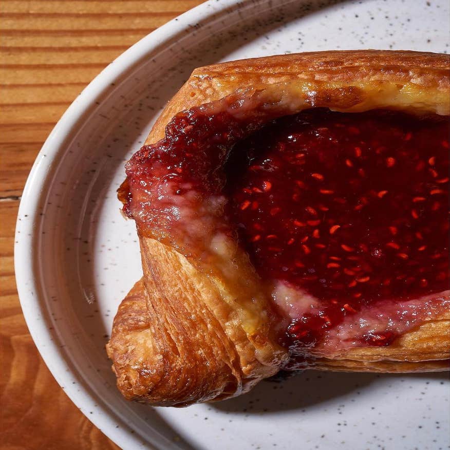 A close up of a pastry from 'Wich + Brew in Waterford city.