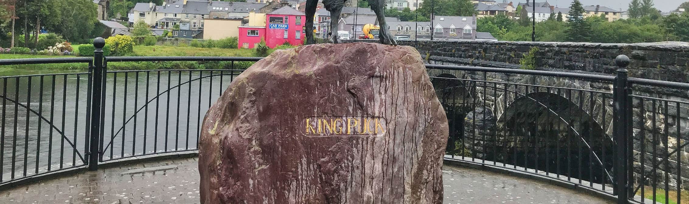 Image of a statue in Killorglin in County Kerry