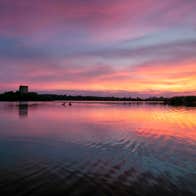 Sunset at Lough Oughter, Cavan