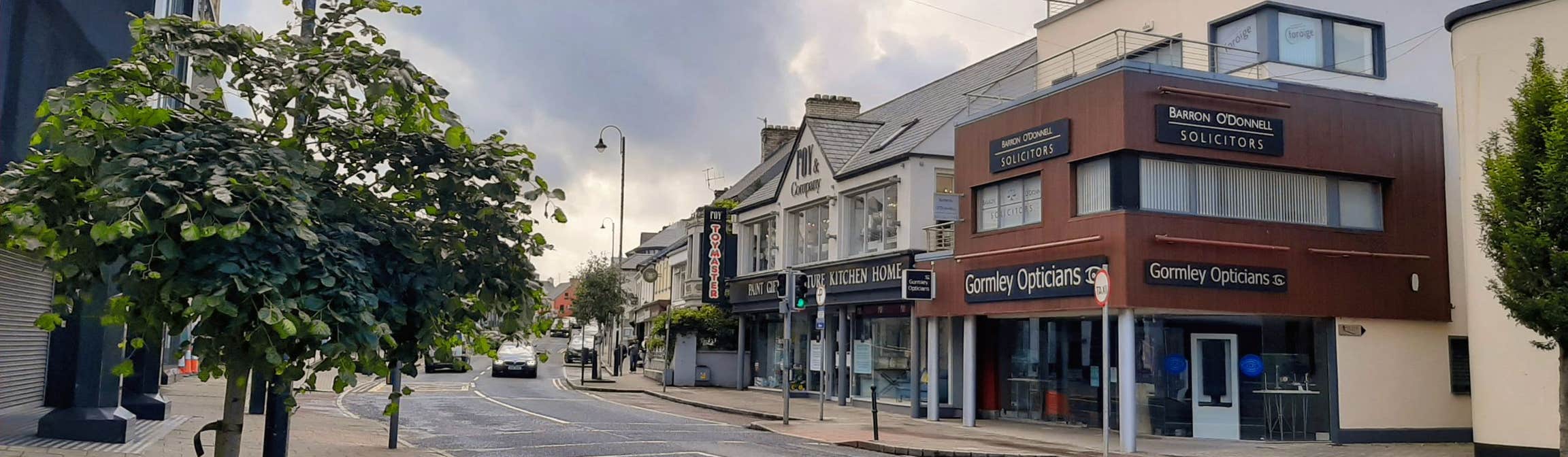 Image of Ballybofey town in County Donegal
