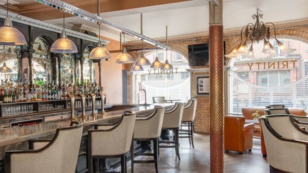 Bar area with chairs