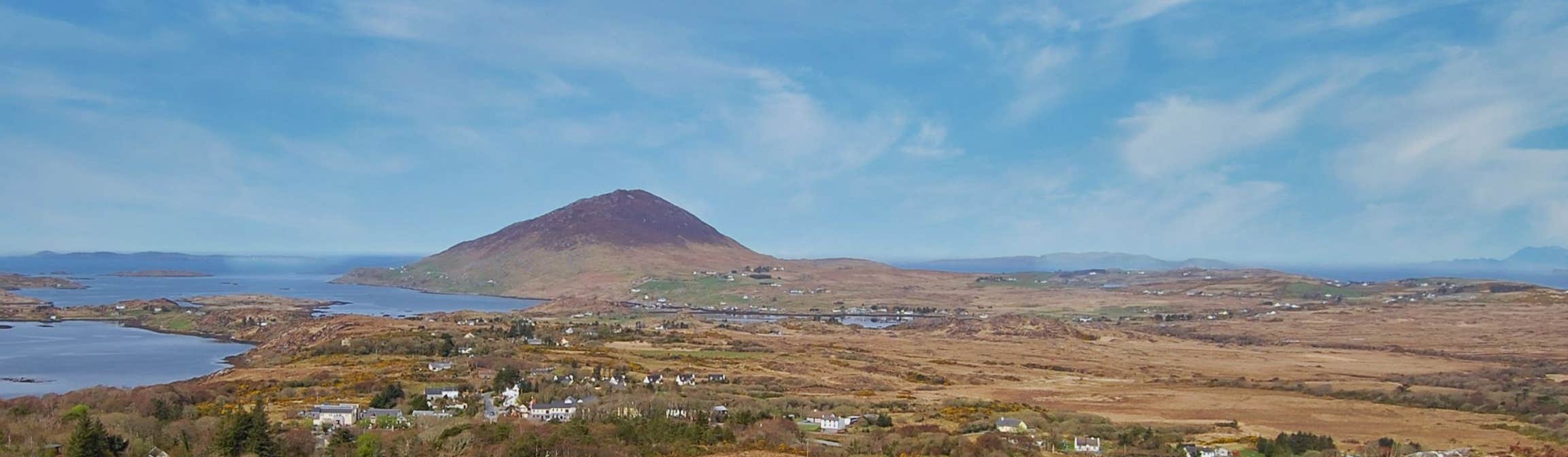 A scenic shot of Letterfrack in County Galway