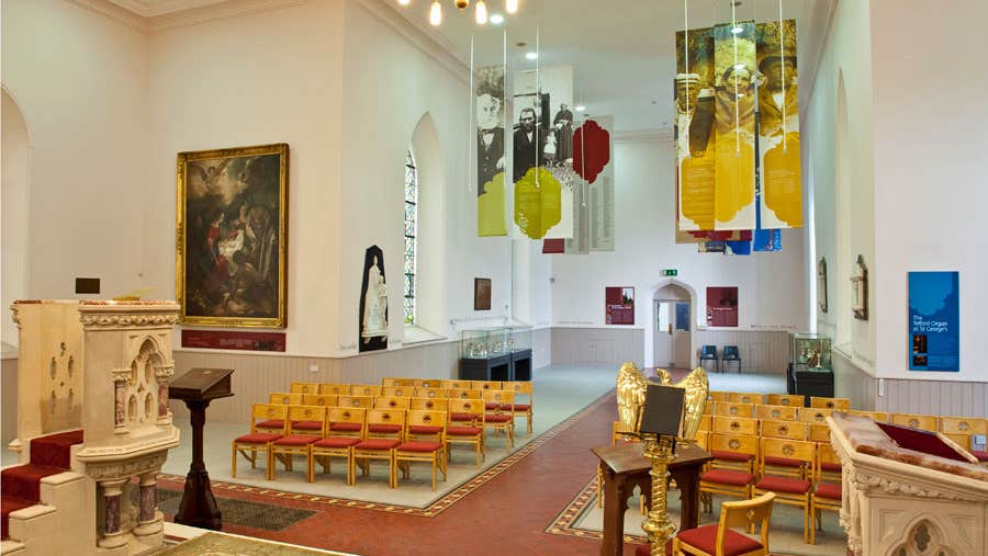 A view of the interior of St Georges Church