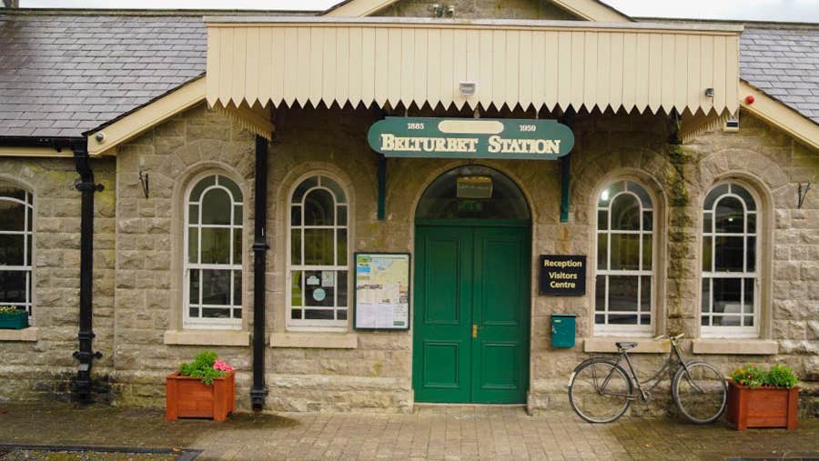 Exterior and front entrance of the Belturbet Heritage Railway Museum