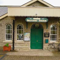 Exterior and front entrance of the Belturbet Heritage Railway Museum