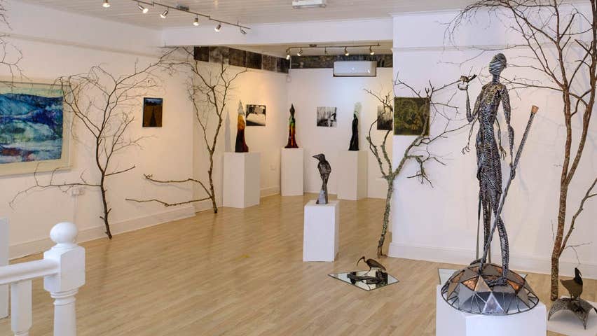 The Working Artist Studios gallery space