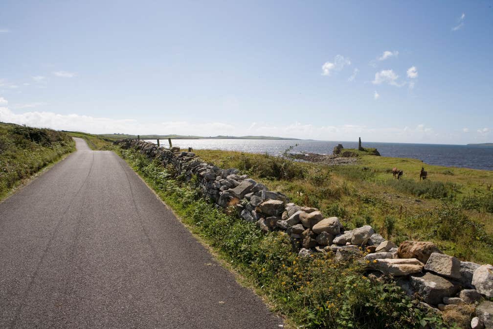 Image of a road in Mountcharles in County Donegal