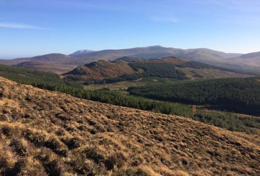Blue skies and mountain views at Wild Nephin Ballycroy National Park