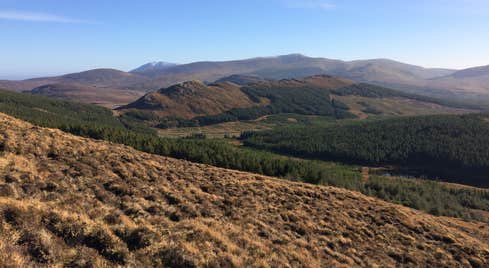 Blue skies and mountain views at Wild Nephin Ballycroy National Park
