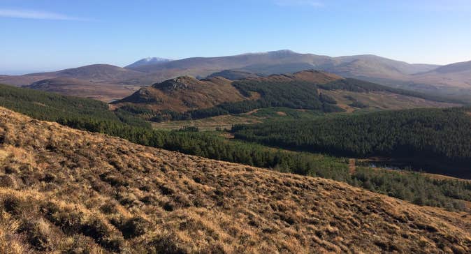 Blue skies and mountain views at Wild Nephin Ballycroy National Park