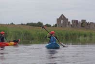 People kayaking out on the water with Boyne Valley Activities