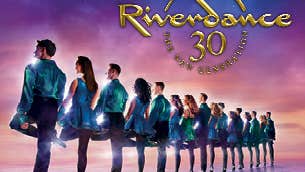 Riverdance 30 – The New Generation - rear view of a long line of dancers