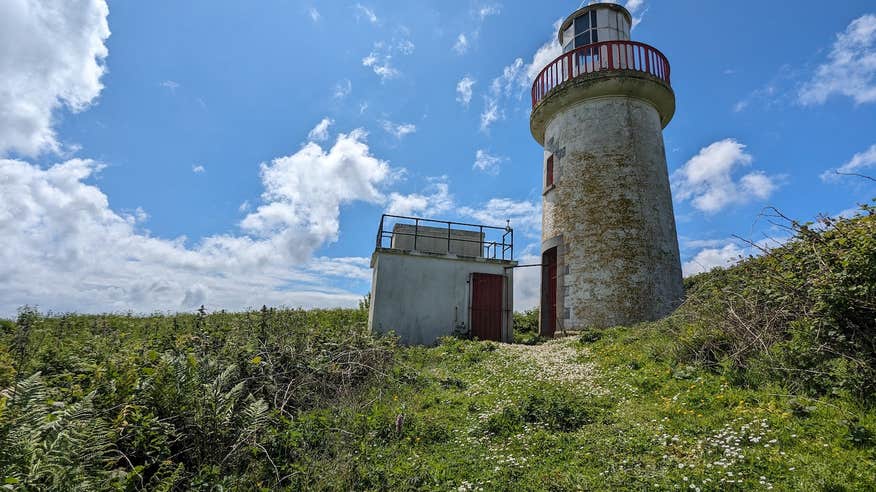 The lighthouse on Scattery Island in Co Clare