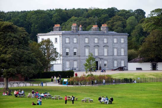 OPen parkland in front of Battle of The Boyne Visitor Centre, Meath