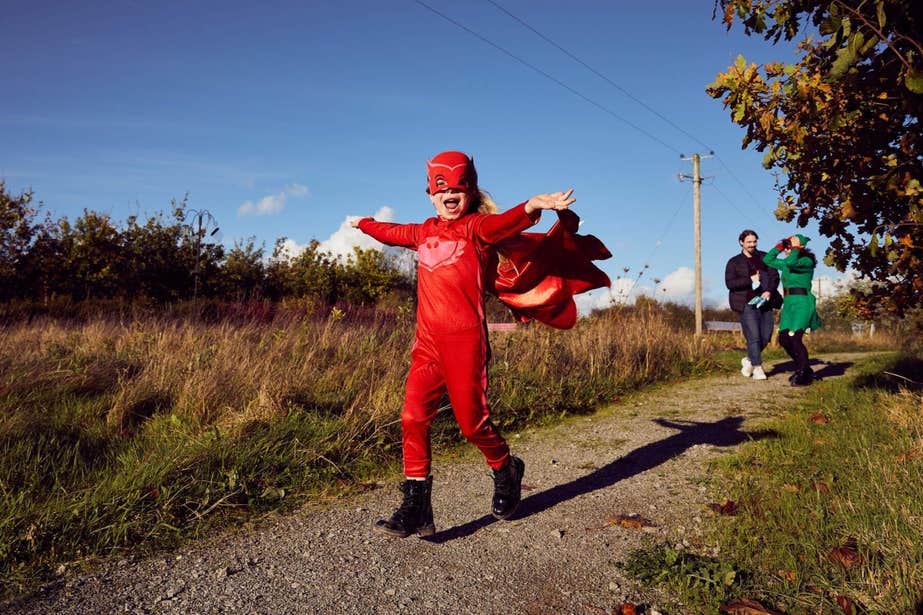 Little ones can trick or treat through the scenic Bee Wise Nature Trail.