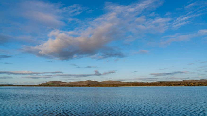 Morning light over Lough Bunny.