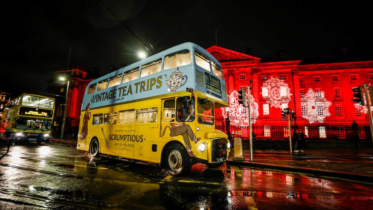 Vintage Tea Trips Twinkling Lights Trip