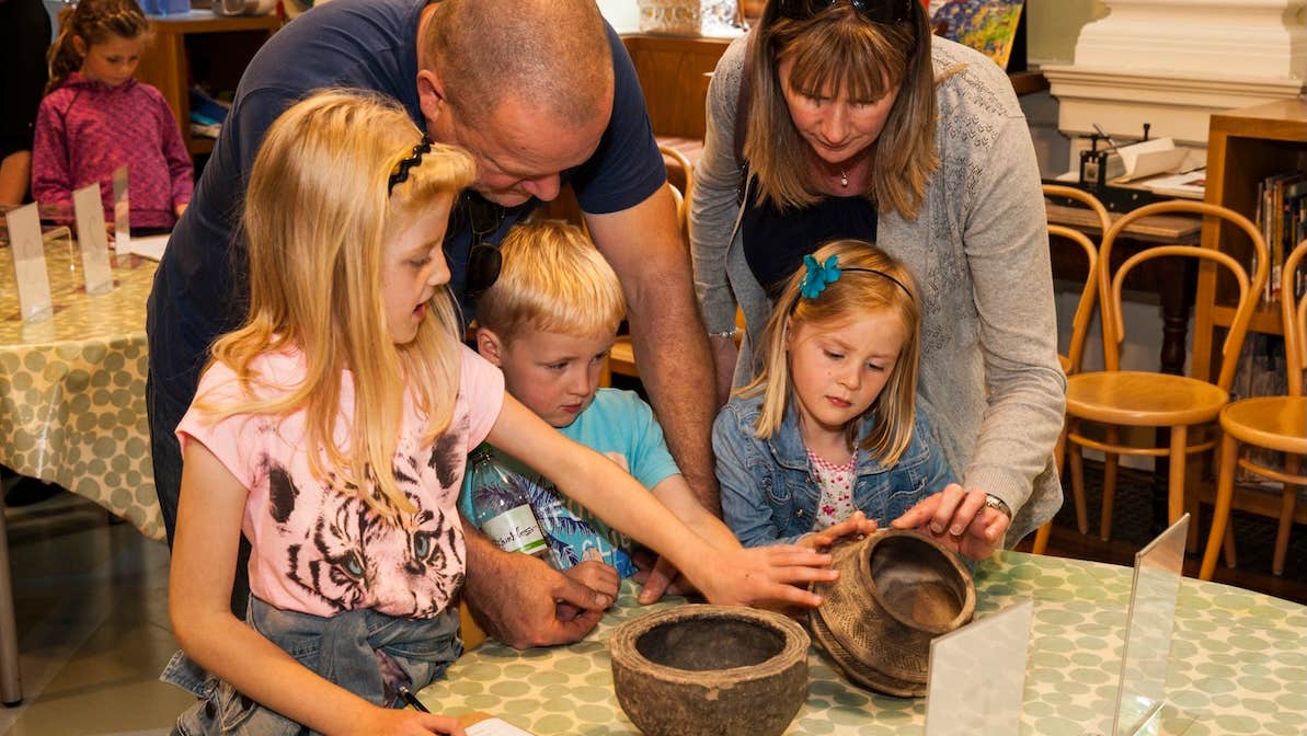 Drop-In workshop in the Learning Resource Room, National Museum of Ireland