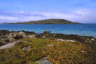 Scenic view of Inishturk Island from Eyrephort, Connemara