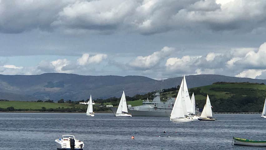 Sailing boats on Bantry Bay