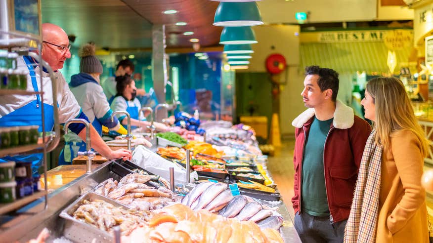 Speak to local vendors and try Cork specialities at the English Market.