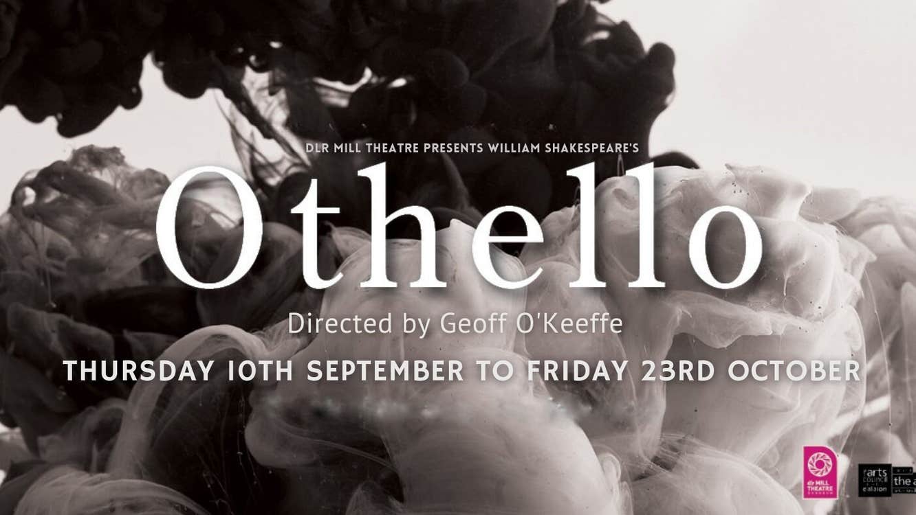 This image is the marketing image for the show Othello in the DLR Mill Theatre