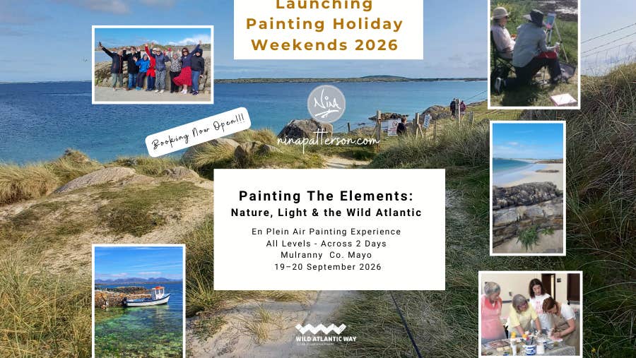 Painting the Elements: Nature, Light & the Wild Atlantic - Mulranny Co. Mayo Sat 19th & Sun 20th Sept ’26
