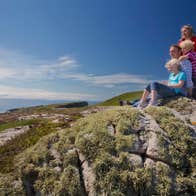 Family at Malin Head, County Donegal