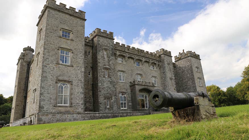 Exterior view of Slane Castle in Co Meath
