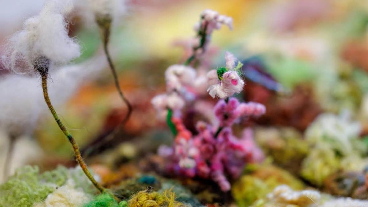 Bog sculpture by Sharon Wells