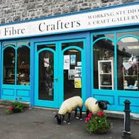 Exterior of Irish Fibre Crafters in Ardrahan in County Galway