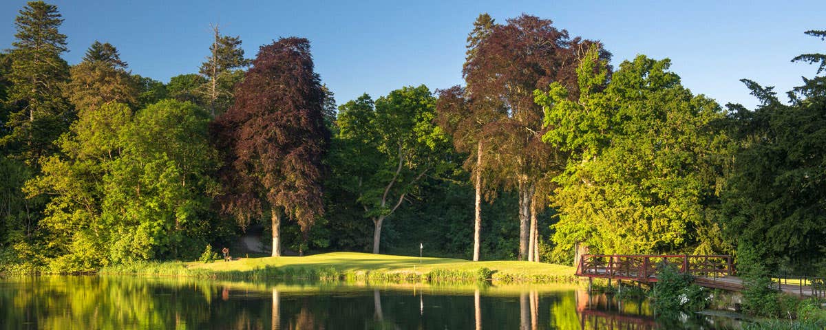A view of the 16th tee on the O Meara course at Carton House Golf Club
