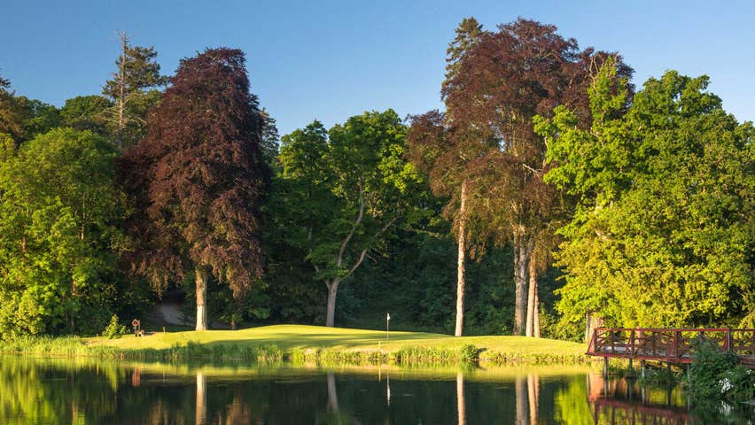 A view of the 16th tee on the O Meara course at Carton House Golf Club