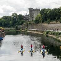 People hyrdobiking in Kilkenny city
