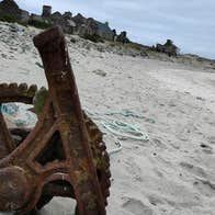 Ruins on the South island of Inishkea, Co Mayo