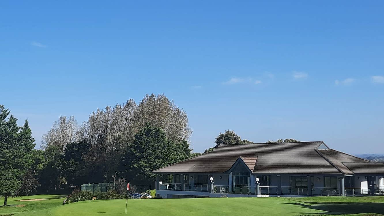 A view of the clubhouse at Ennis Golf Club