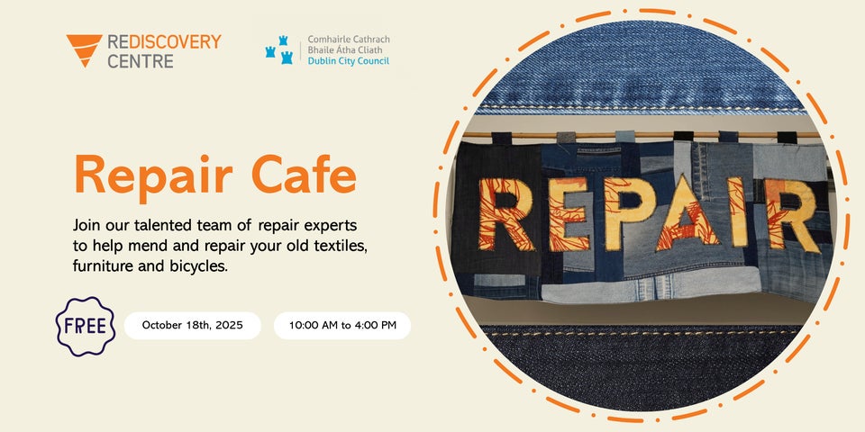 FREE Repair Café at the Rediscovery Centre