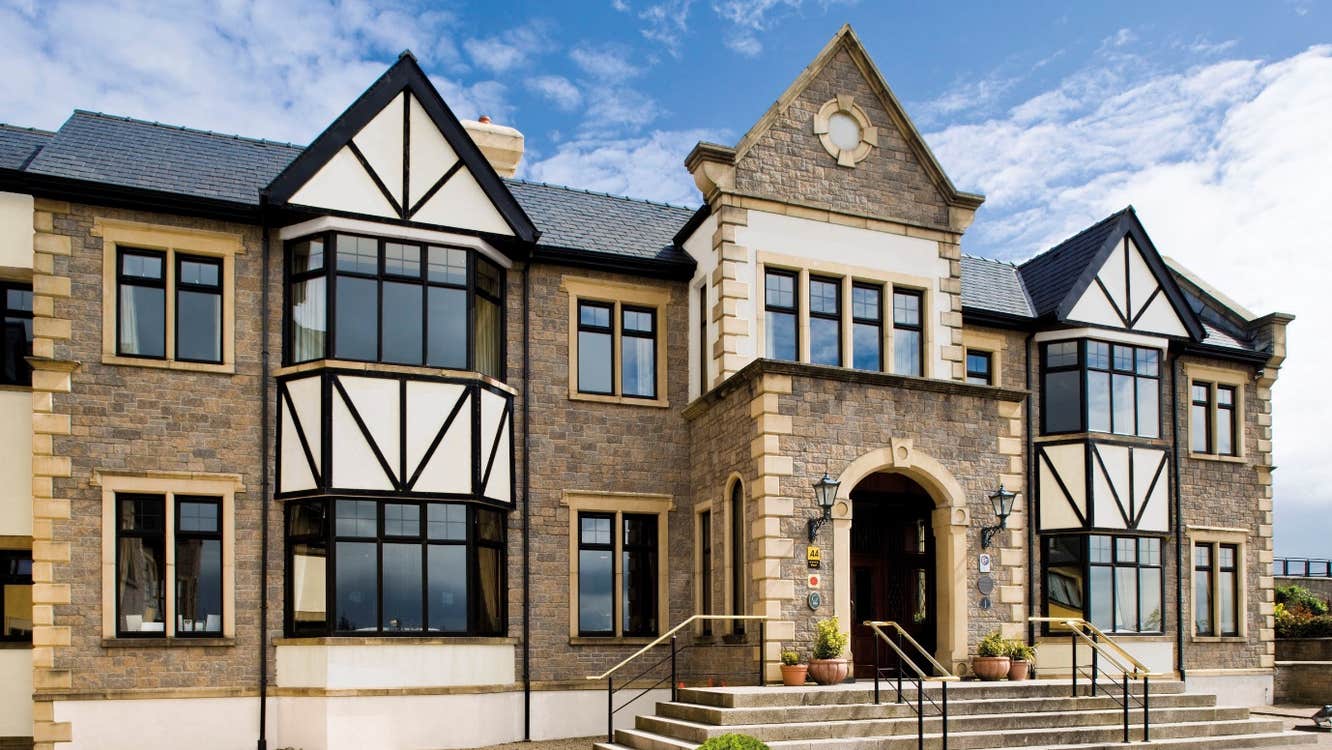 front of property