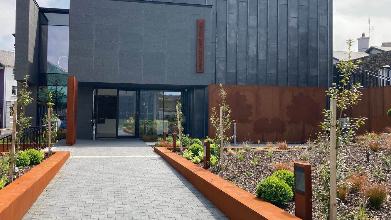 The front of the Wexford Arts Centre which is where the Wexford Tourist Information Centre is located inside