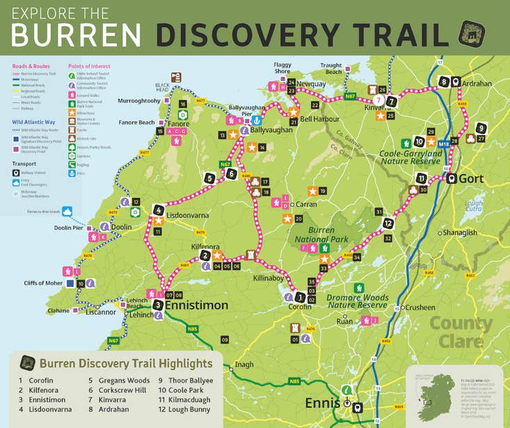 Tour the Burren Discovery Trail. 
