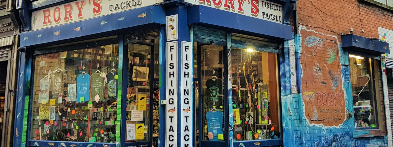 Rory's Fishing Tackle Shop Front