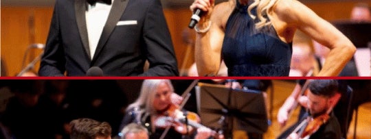 3 images of musicians and performers.